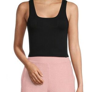 Ugg Adrianne Square Neck Sleeveless Tank- Black